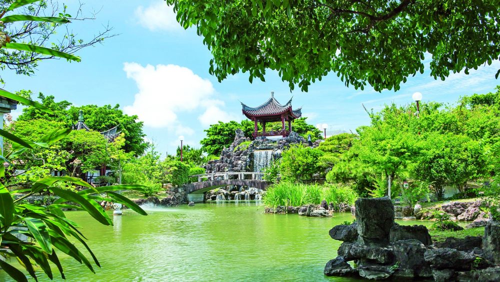福州園　全景