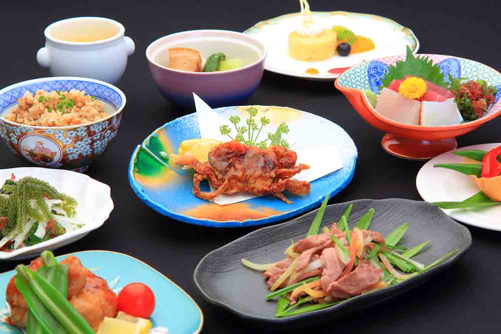 島素材会席料理イメージ