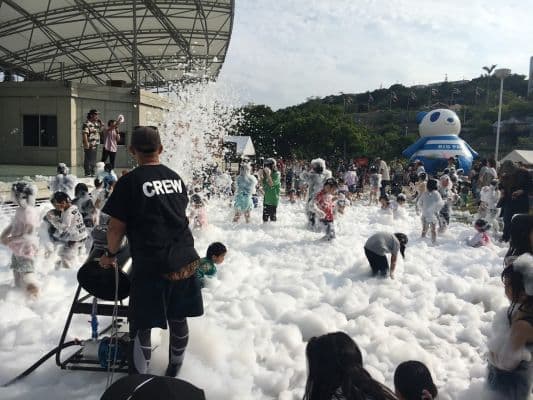 イベント　泡マシン
