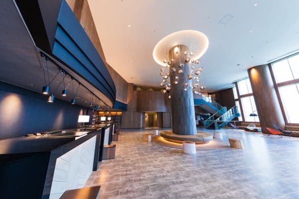 hotel lobby