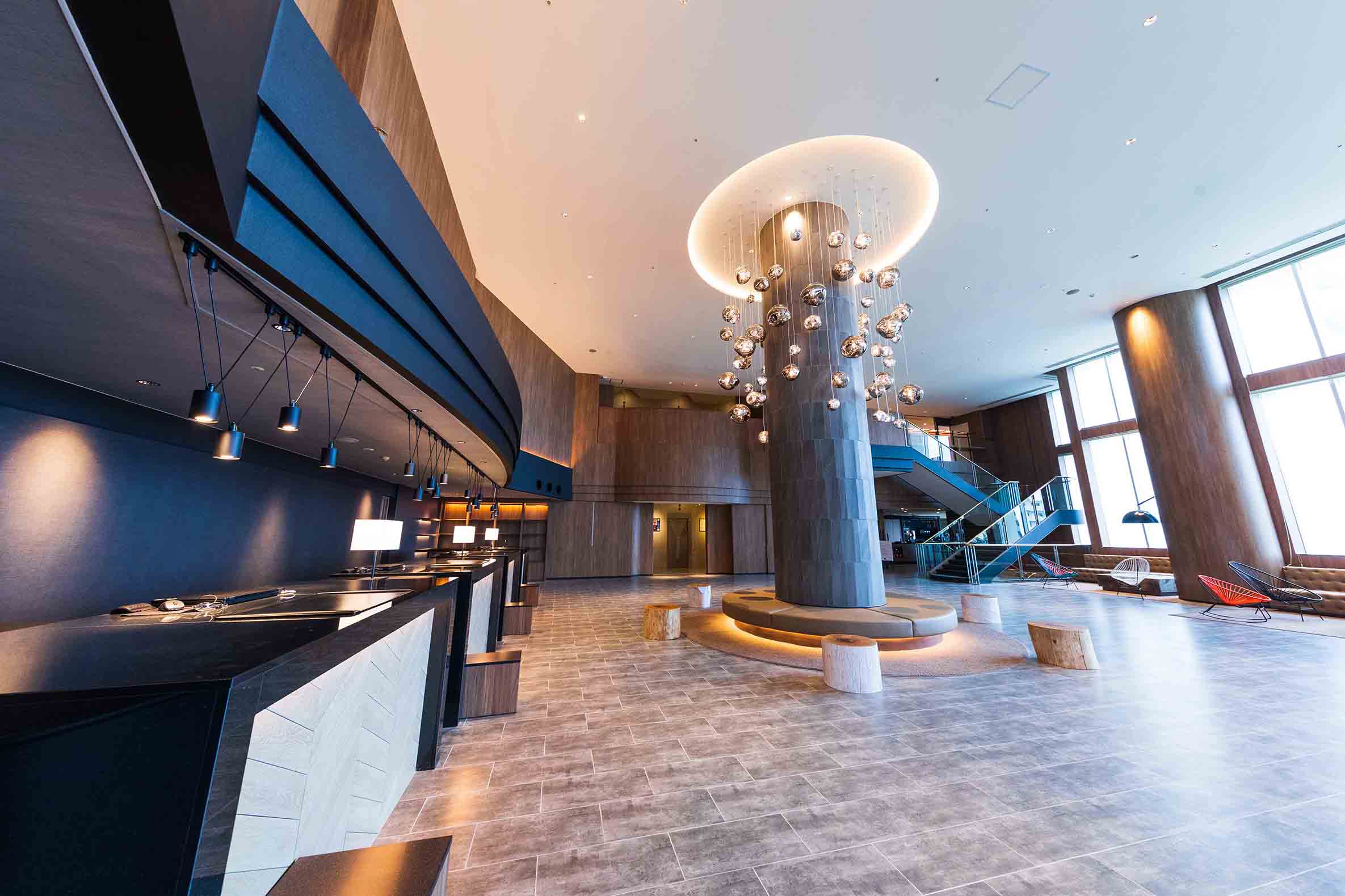 hotel lobby