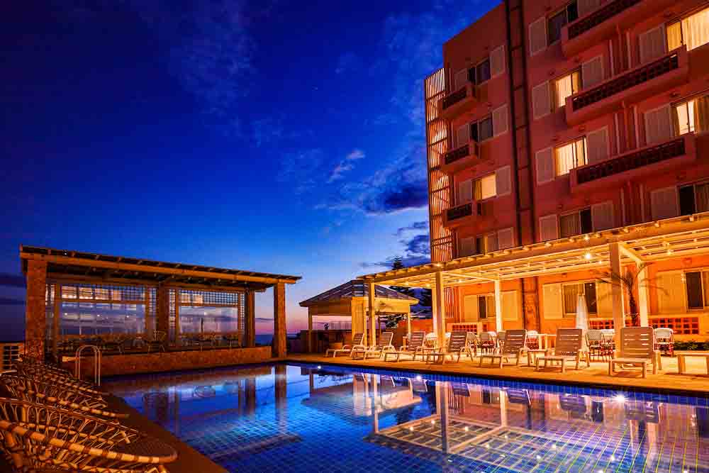 Poolside Evening View