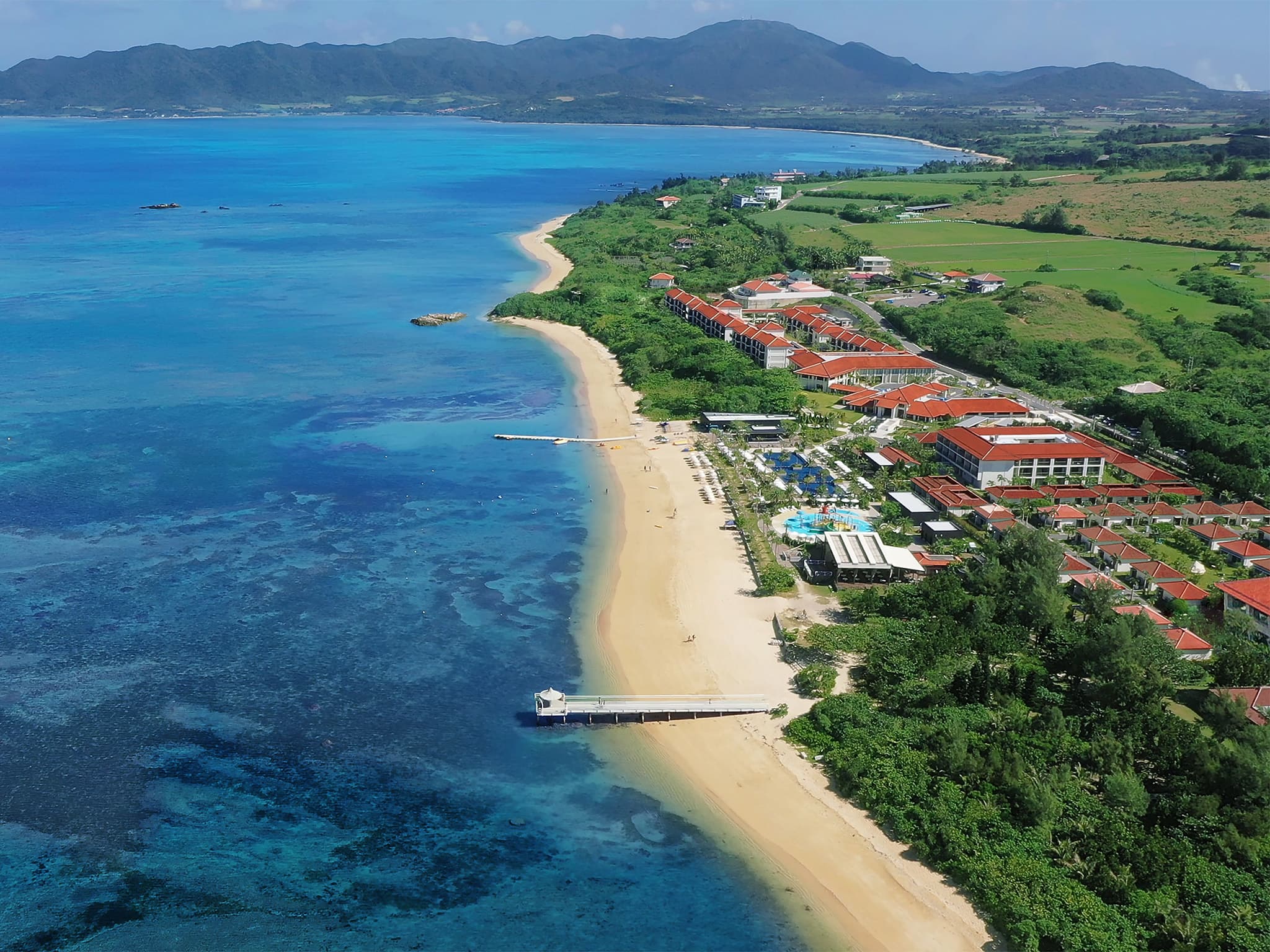 Panoramic View of Fusaki Beach Resort Hotel & Villas
