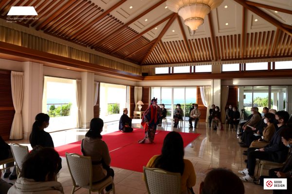 各国首脳を迎賓した「万国津梁館」での上演