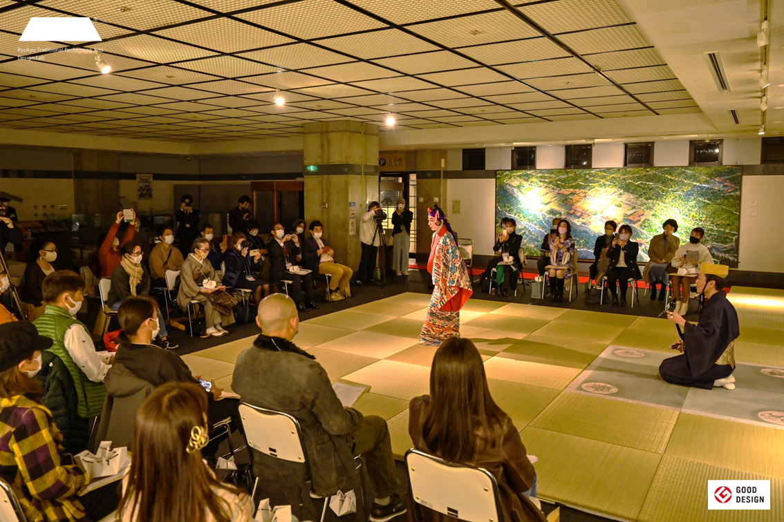 首里城での上演（琉球の美　首里城で感じるホンモノのモノ）