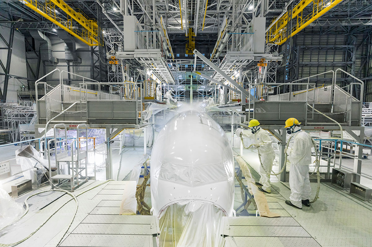MRO Japan機体整備工場見学