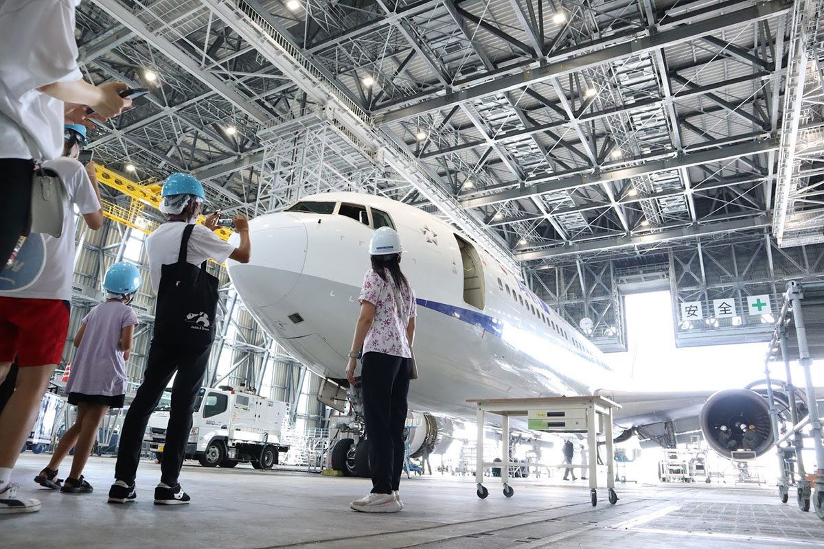 MRO Japan機体整備工場見学