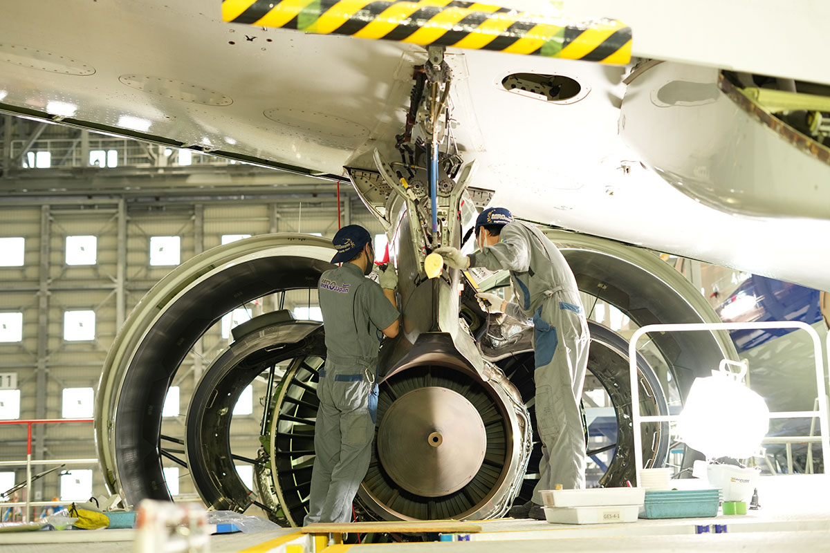 MRO Japan機体整備工場見学