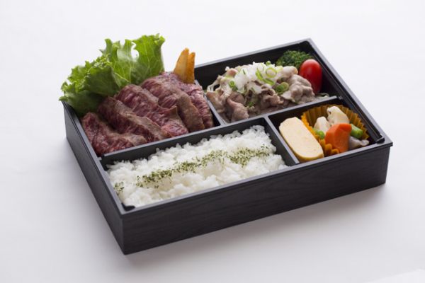 ステーキと豚しゃぶコンボ弁当