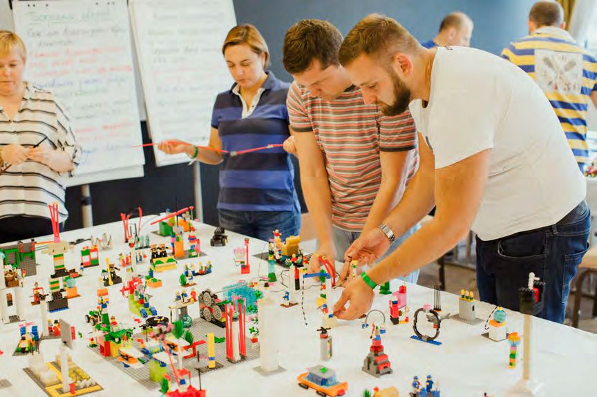 琉球新報開発「LEGO® SERIOUS PLAY ®メソッドと教材を活用したワークショップ 」～心地よいストレス～
